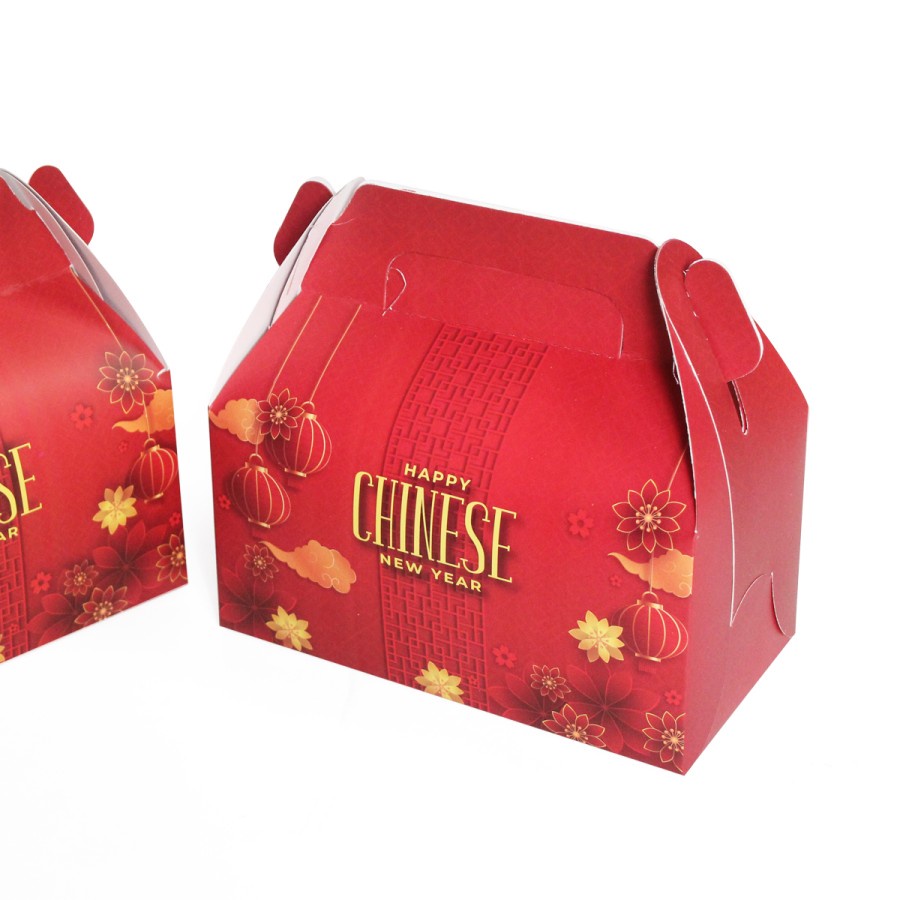 

10 pcs gable box flower lebaran dus idul fitri size 22 x 11 x 11 cm