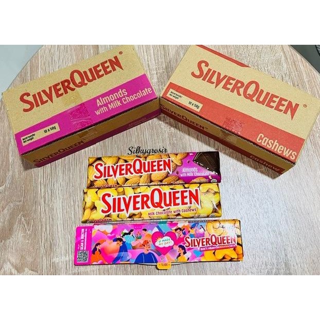 

SilverQueen Chocolate Cashews / Almonds - SilverQueen Coklat Valentine