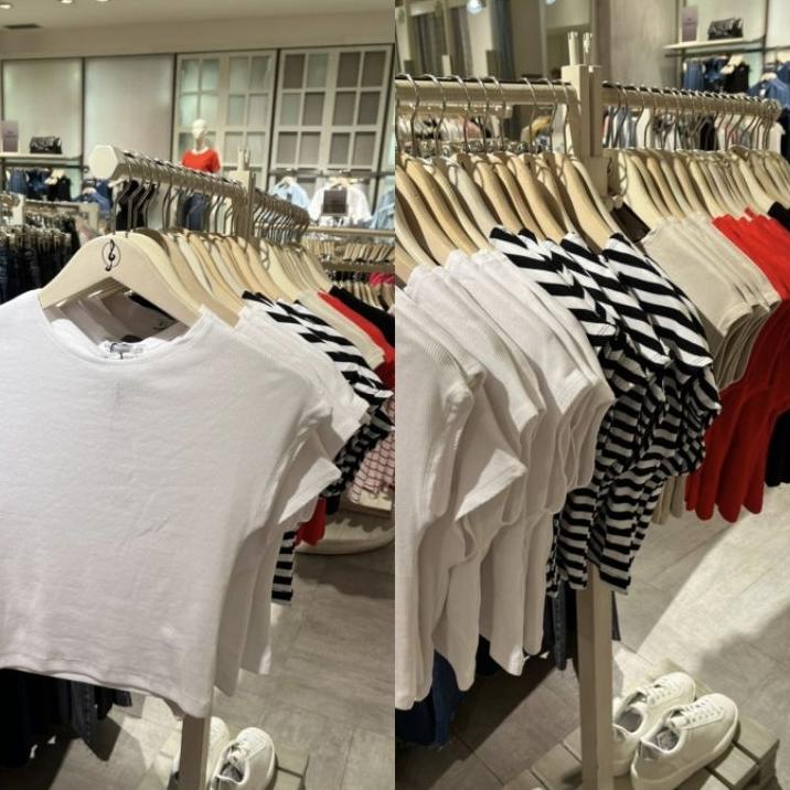 T-Shirt Crop Stradivarius