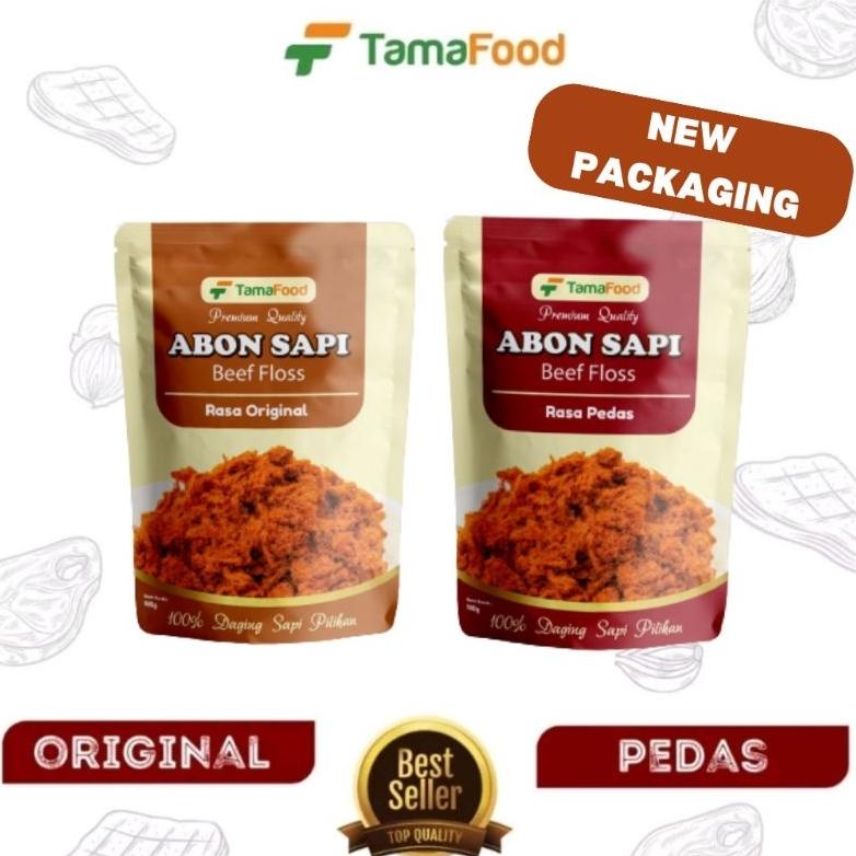 

Ready Tamafood - Abon Sapi Rasa Original / Pedas 100gram