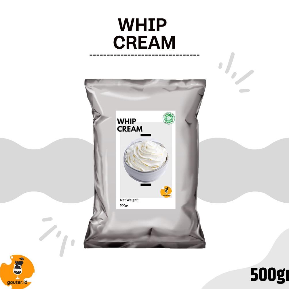 

Ready WHIP CREAM TOPPING 500GR / BUBUK WHIP CREAM / WHIPPED CREAM POWDER / WHIPPING CREAM TOPPING