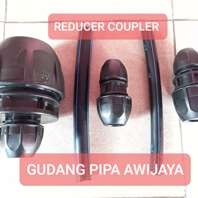 REDUCER COUPLER PIPA HDPE 2 INCH x 1 1/2 INCH / SAMBUNGAN PIPA HDPE