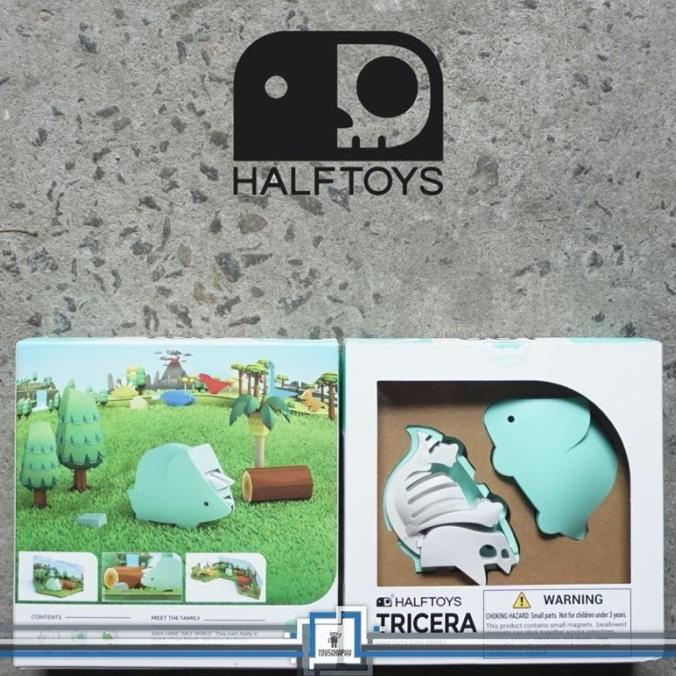 HALFTOYS TRICERA DINO Series Puzzle with DIORAMA Half Toys Triceratops