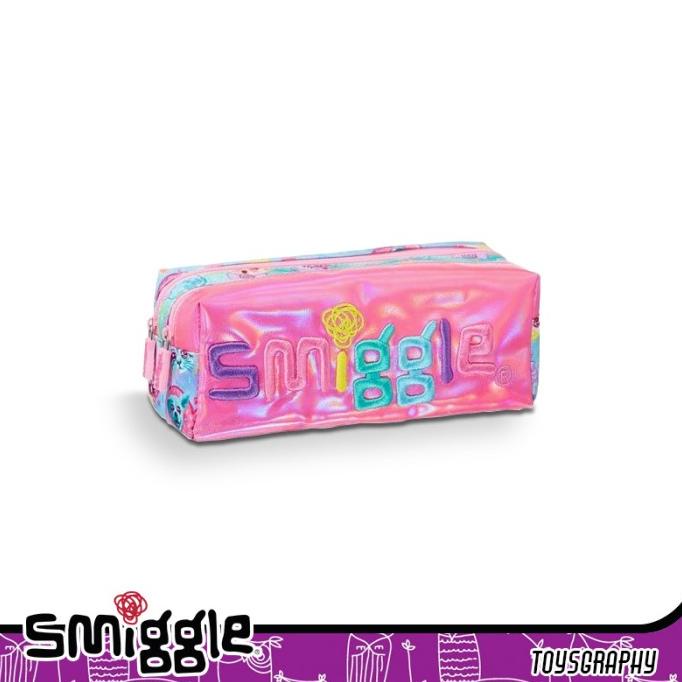 

SMIGGLE Pencil Case Twinzip Galaxy FOOD Tempat Kotak Pensil Dual Zip