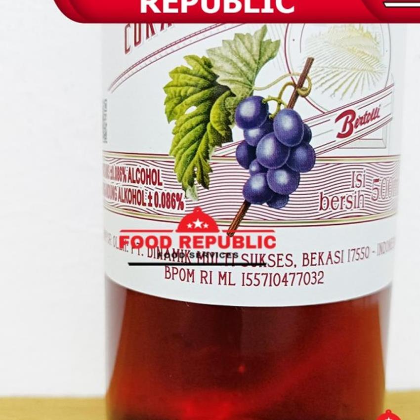 

Bertolli Red Vinegar 500 Ml / Cuka Italy