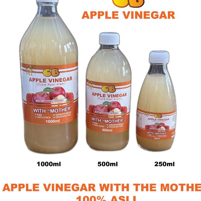 

Cuka Apel / Vinegar 500Ml With Mother