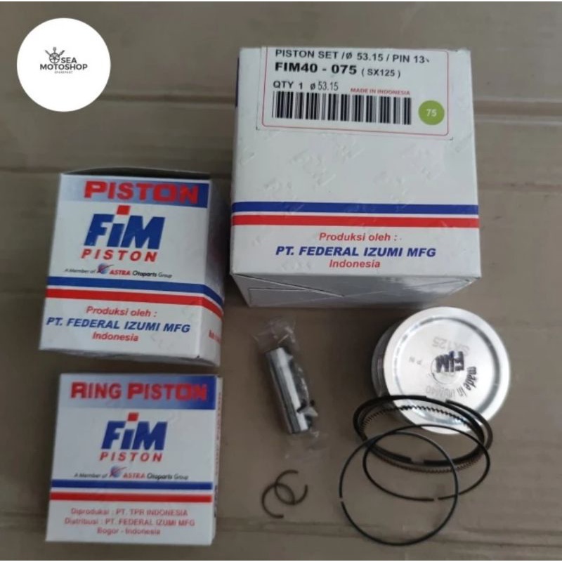 PISTON KIT FIM IZUMI RACING SUPRA X125