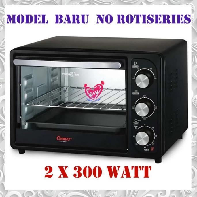 OVEN LISTRIK LOW WATT COSMOS CO-9918R - 18Ltr With Rotisserie 600W