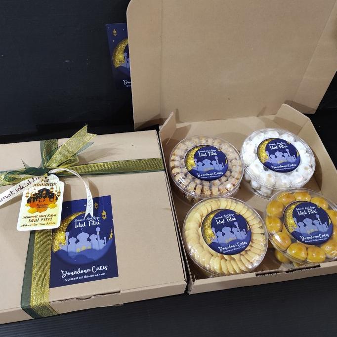 

New 4 Kue Kering Wijsman Dona/Hampers Imlek/Lebaran/Natal Original