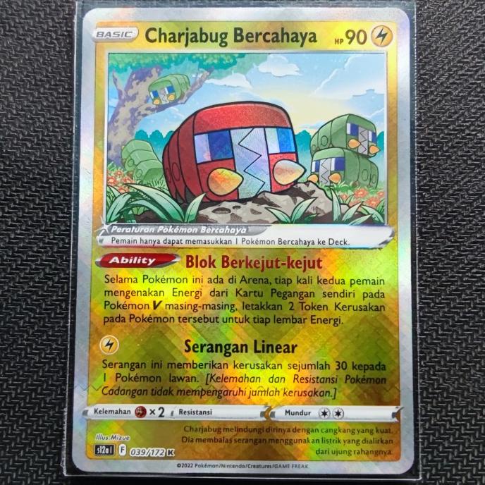 CHARJABUG BERCAHAYA POKEMON TCG INDONESIA