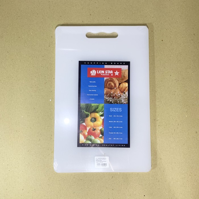 {{{{{{] Talenan Putih Plastik Besar Telenan Chopping Board Lion Star