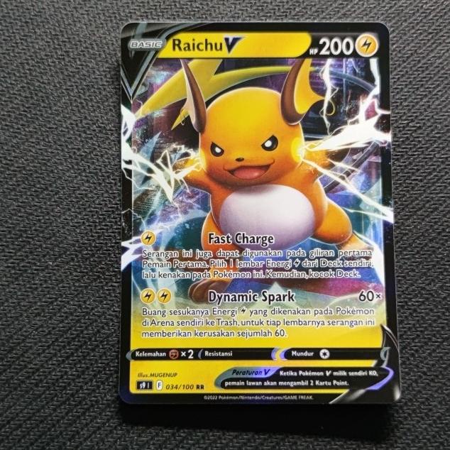 RAICHU V POKEMON TCG INDONESIA