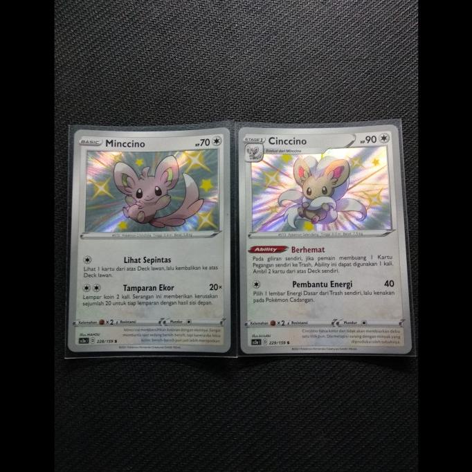 EVOLINE CINCCINO SHINY POKEMON TCG INDONESIA