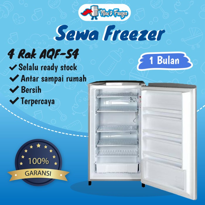 Sewa freezer ASI 1 bulan Nine'9 Freezer