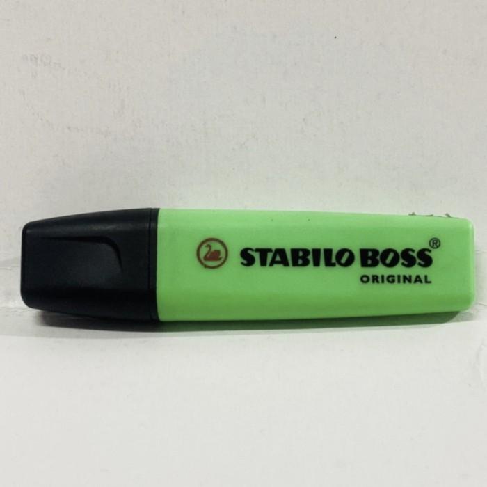 

Highlighter / Stabilo Boss Green No.70/33 / 1 Box Isi 10 Pcs