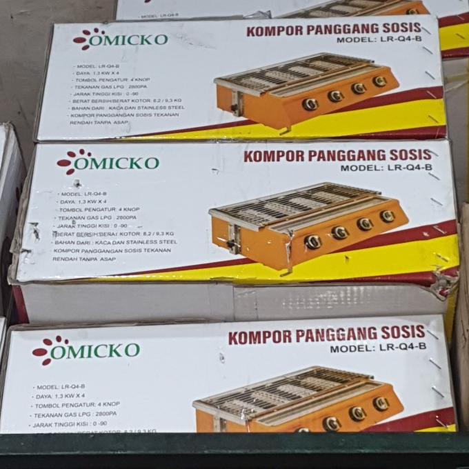 *#*#*#] kompor panggang sosis 4 tungku / roster 4 tungku