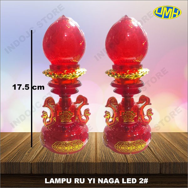 Lampu meja LED kristal Ruyi Naga altar sembahyang 2#