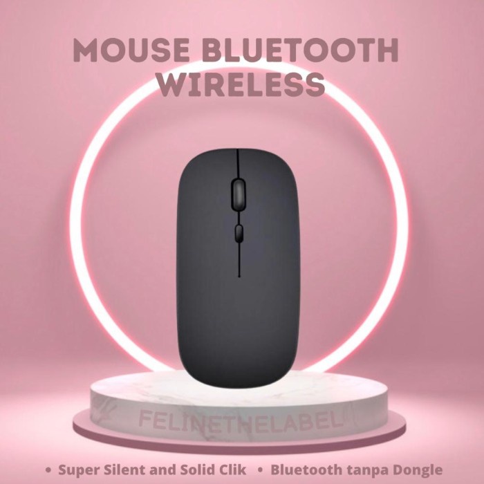 Mouse Bluetooth Wireless Tanpa Dongle Usb Tidak Berisik