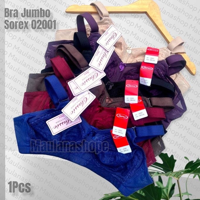 Bh Sorex 02001 Cup B / Bhtanpa Busa Tanpa Kawat / Bh Sorex Murah