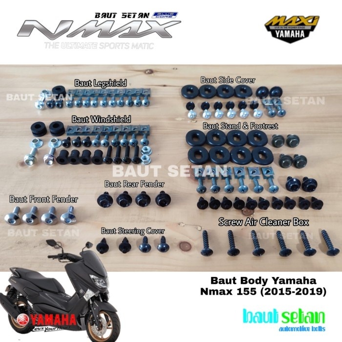 Baut Full Body Yamaha All New Nmax Baut Full Set Body Nmax Old