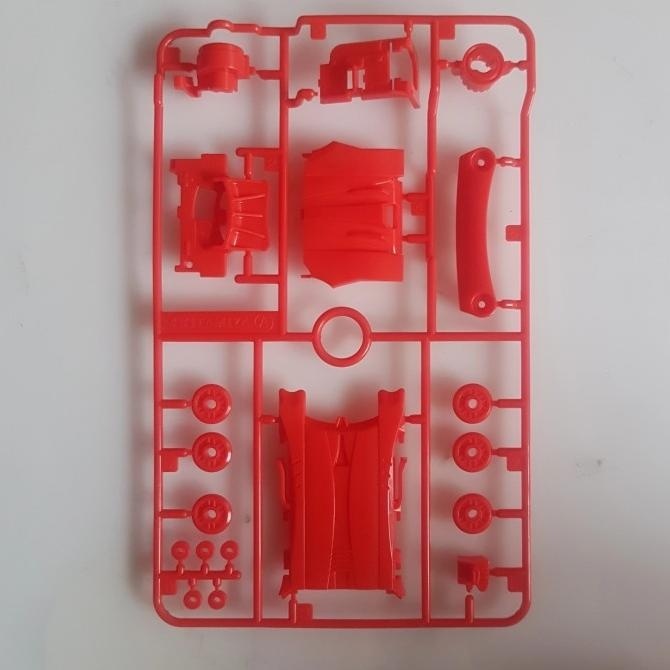 tamiya gear box chassis AR, red