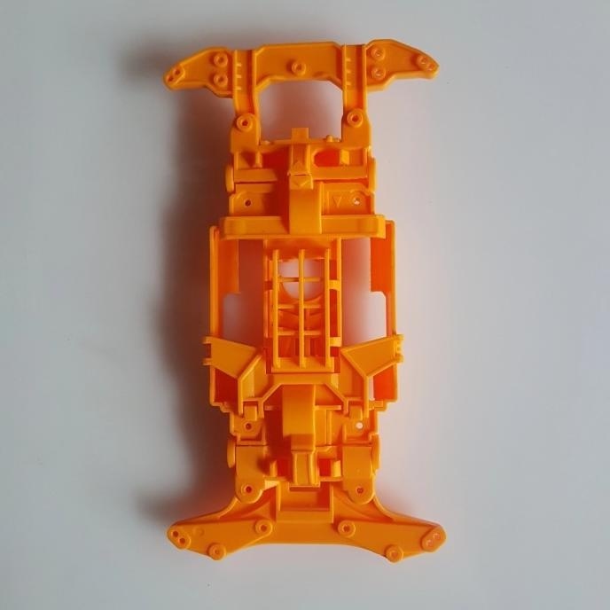 tamiya chassis msl potong ( orange)