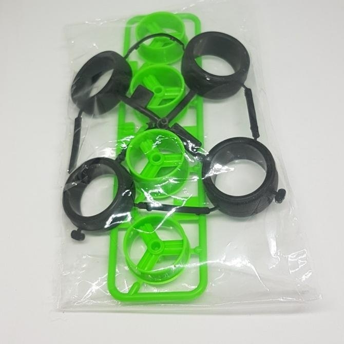 tamiya velg large 3 spoke green