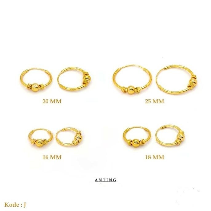 READY STOCK RB001 ANTING BAYI/ANTI ANAK TITANIUM/PERHIASAN ANTING BAYI 
