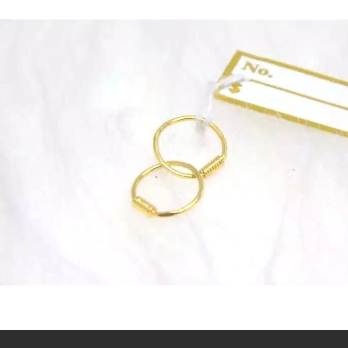 READY STOCK ANTING BAYI EMAS 24 KARAT 0.5 GRAM 