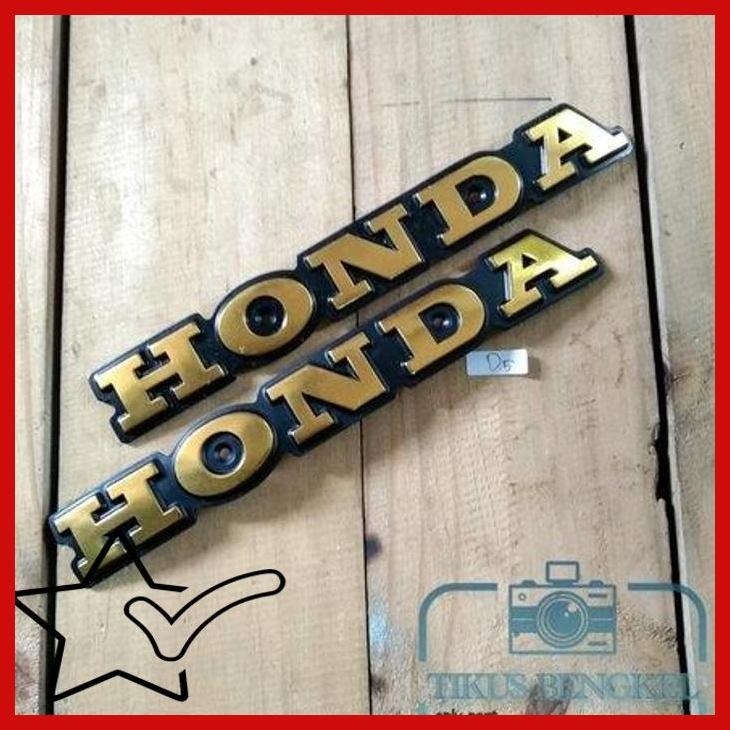 [TKB] Emblem Logo Tangki Honda Cg125 CG 125 Original Aplikasi Cb200 Cb 200 Twin