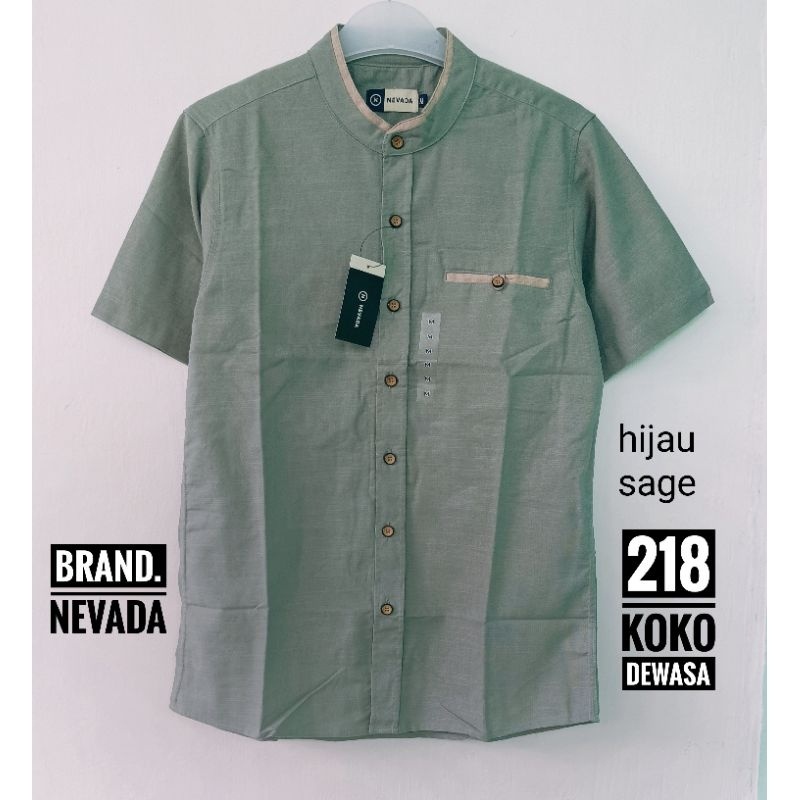 Baju Koko Model Lengan Panjang Premium Baju Koko Pria Lengan Pendek Kemeja Muslim Remaja Kokoh Shola