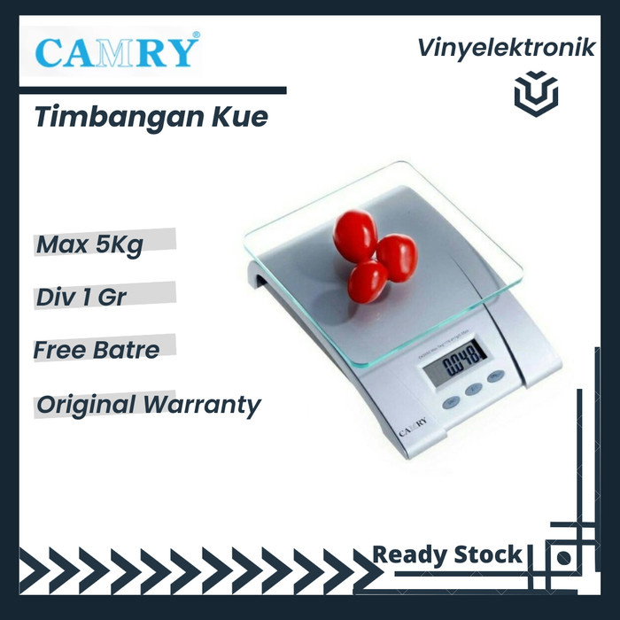 TIMBANGAN DIGITAL CAMRY 5KG EK5055 - CAMRY EK-5055 TIMBANGAN KUE 5 KG