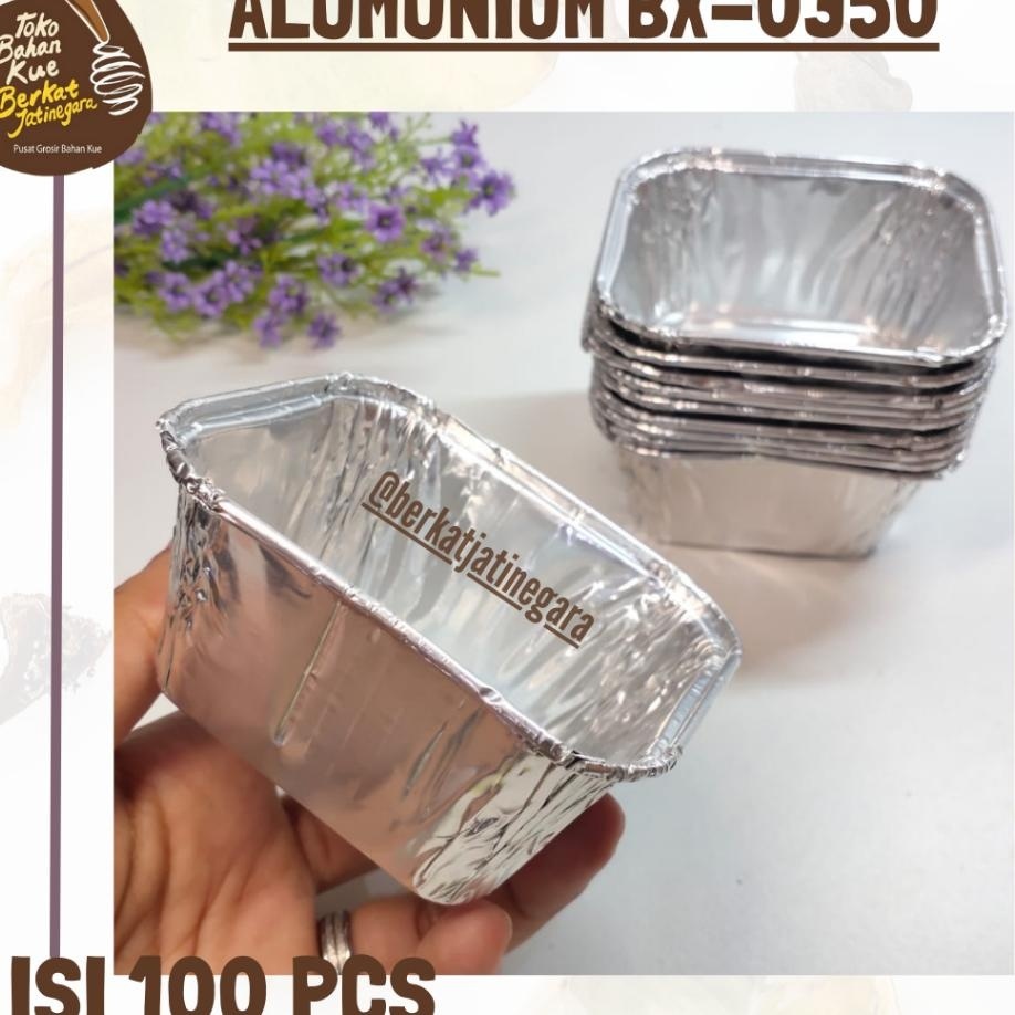 Alumunium Foil Tray Bx 0350 / Alunium Bx-0350 Bx0350 / Roll ( 100 Pcs )