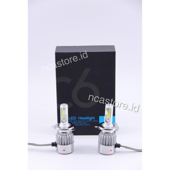 Lampu Led C6 Headlight Mobil H4 6000K