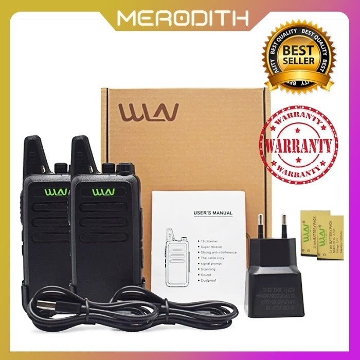 WLN KD-C1 MINI RADIO HANDY TALKIE UHF RADIO TWO WAY HT KDC1 WLAN ORI