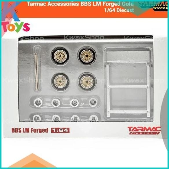 Tarmac Accessories BBS LM Forged Gold Parts64 - 1/64 Diecast 716635 16