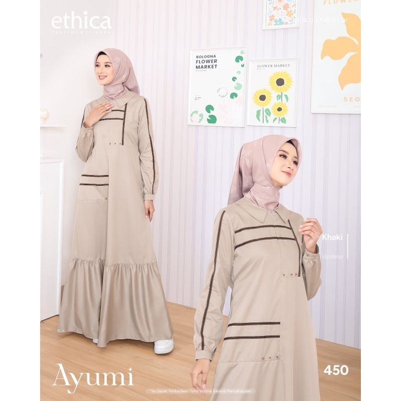 ETHICA AYUMI 450 GAMIS MUSLIMAH CASUAL ORIGINAL