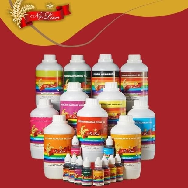 

Ny. Liem Pewarna Makanan Ukuran 1 Liter (Berbagai Varian Warna)