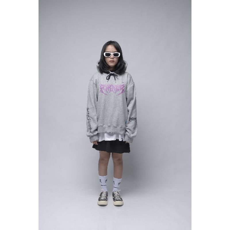 HOODIE CROP HTRACK ABU METAL