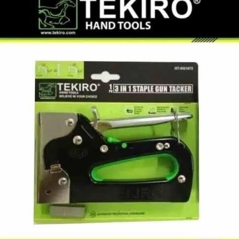 

TERMURAH - STAPLE STAPLES STAPLER STEPLES GUN TACKER TEMBAK JOK 3 IN 1 TEKIRO