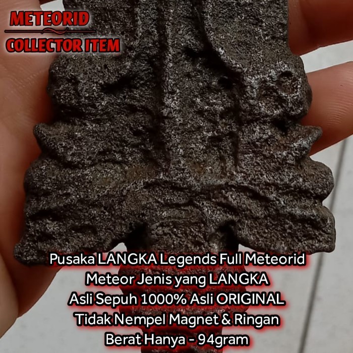 [Baru] Pusaka Era Singosari - Kabudhan Full Meteor Asli Langka 100 97.Gram Terbatas