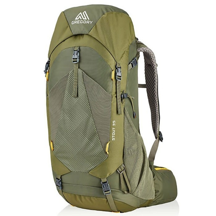 ✅Baru Tas Ransel Carrier Gunung Hiking Ultralight Gregory Stout 35 Green Limited