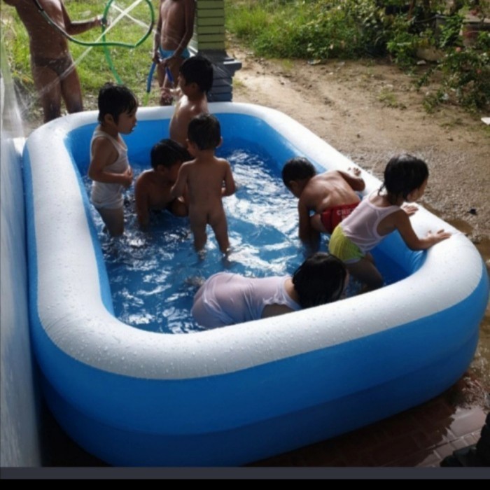 ✅Baru Kolam Renang Besar Panjang 2Meter Keluarga Anak Bonus Pompa Terbatas
