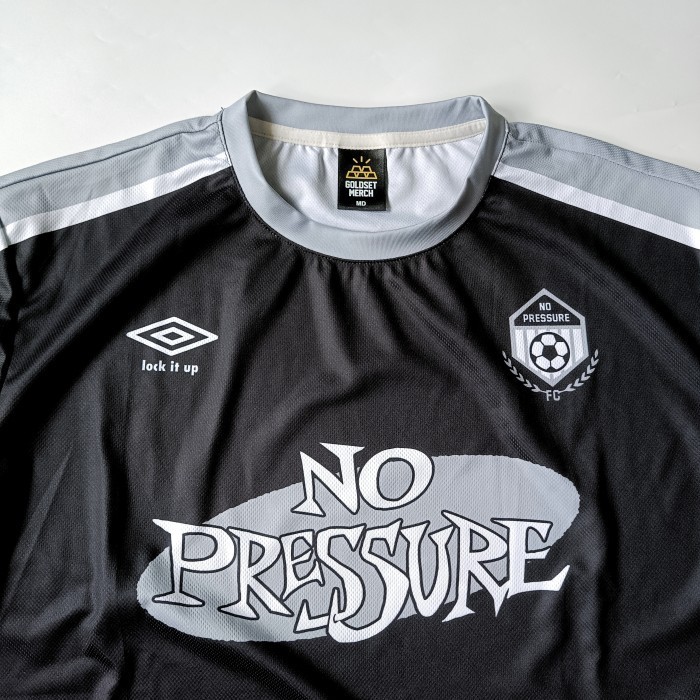 ✅Baru Kaos Jersey No Pressure Official Merchandise - Black Limited
