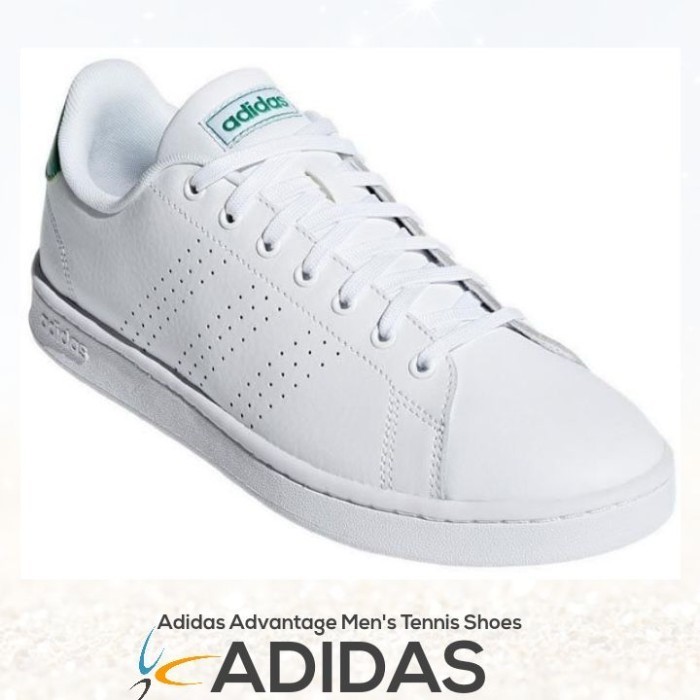 ✅Baru Sepatu Tenis Pria Adidas Advantage White Ori Limited