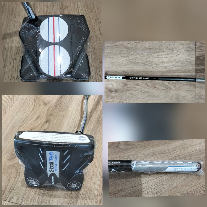 ✅Baru Putter Ledies Odyssey Stroke Lab Ten 2 Ball Triple Track Original 2022 Diskon