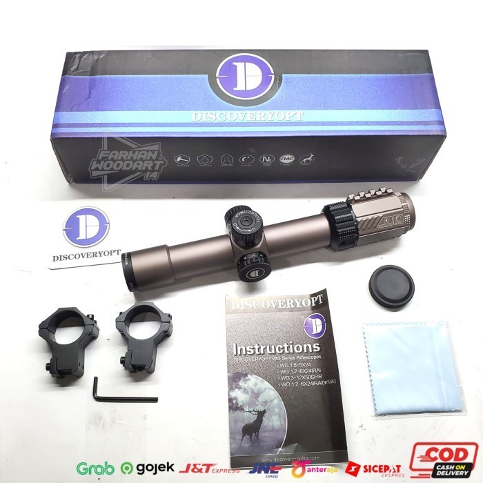 ✅Baru Telescope Discovery Wg 1.2-6X24 Ir Tube 30 Teleskop Buntung Termurah Diskon