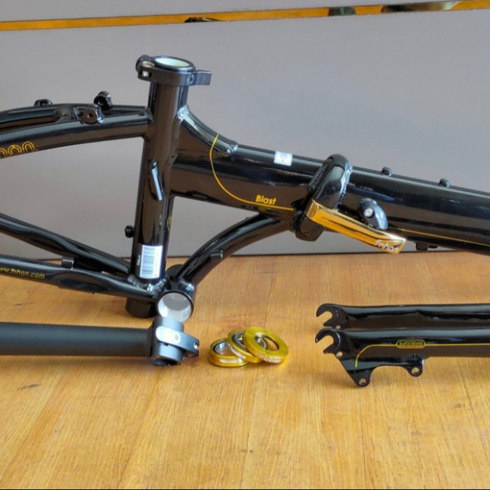 ✅New Frame Fnhon Blast Gold/Black Limited Series Terbatas