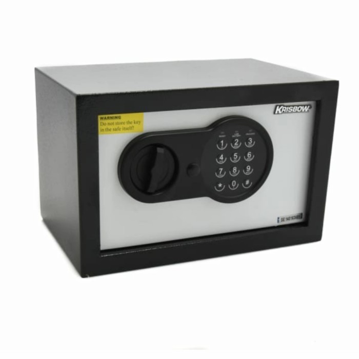 ✅Ori Brankas Kecil Krisbow Dengan Kunci Dan Kode Brankas Lemari Terbatas