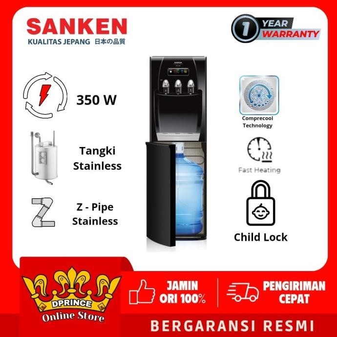 SANKEN Dispenser HWD-C500 Kompresor C500E Galon Bawah HWD-C500E